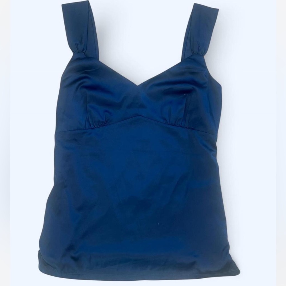 Navy blue fancy casual going out top